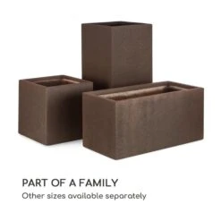 Solid Grow Rust Pflanzgefäß 80 X 38 X 38 Cm Fibreclay Rostfarben 18 Solid Grow Rust Pflanzgefäß 80 X 38 X 38 Cm Fibreclay Rostfarben -Wundervoller Gartenladen 10034788 yy 0008 logo Blumfeldt Solid Grow Rust Pflanzgefaess 80x38x38cm