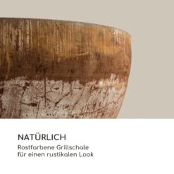 Savage Feuerschale Mit Grill  Ø: 60,5 Cm Stahl Inkl. Wetterschutz Rost -Wundervoller Gartenladen 10034800 de 0005 logo