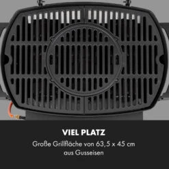 Vanquish Gasgrill 3 Edelstahlbrenner 3 X 3 KW 63,5 X 45 Cm Grillfläche -Wundervoller Gartenladen 10034805 de 0006 logo