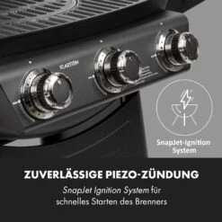 Vanquish Gasgrill 3 Edelstahlbrenner 3 X 3 KW 63,5 X 45 Cm Grillfläche -Wundervoller Gartenladen 10034805 de 0007 logo