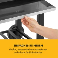 Meat Machine Holzkohlegrill BBQ 45x32,5cm Thermometer Bodenrollen 18 Meat Machine Holzkohlegrill BBQ 45x32,5cm Thermometer Bodenrollen -Wundervoller Gartenladen 10034819 de 0008 logo