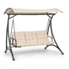 Marbella Hollywoodschaukel 3-Sitzer Mit Sonnendach Ecru -Wundervoller Gartenladen 10034838 yy 0001 titel