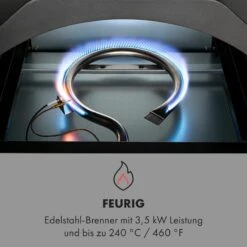 Pizzaiolo Pro Pizza-Gasgrill 76x143x66cm Schamottestein Stahl Mobil 16 Pizzaiolo Pro Pizza-Gasgrill 76x143x66cm Schamottestein Stahl Mobil -Wundervoller Gartenladen 10034844 de 0005 logo