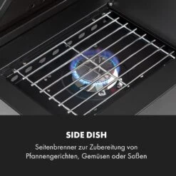 Valkyrie Gasgrill 3x3,2 + 2,9 KW Sichtfenster 54x42 Cm Grill Edelstahl -Wundervoller Gartenladen 10034845 de 0006 logo