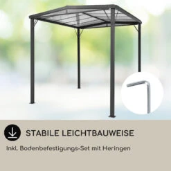 Pantheon Solid Sky Flat Pergola Vordach 3x3m Polycarbonat 11 Pantheon Solid Sky Flat Pergola Vordach 3x3m Polycarbonat -Wundervoller Gartenladen 10034984 de 0004 usp
