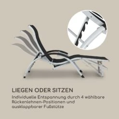 Sunnyvale Liegestuhl Mit Fußteil Aluminium 4-Stufen 13 Sunnyvale Liegestuhl Mit Fußteil Aluminium 4-Stufen -Wundervoller Gartenladen 10035336 de 0004 logo