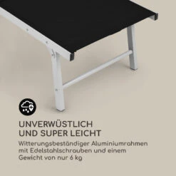 Sunnyvale Liegestuhl Mit Fußteil Aluminium 4-Stufen 16 Sunnyvale Liegestuhl Mit Fußteil Aluminium 4-Stufen -Wundervoller Gartenladen 10035336 de 0007 logo
