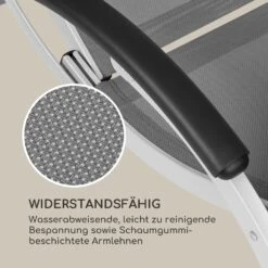 Sunnyvale Liegestuhl Mit Fußteil Aluminium 4-Stufen 14 Sunnyvale Liegestuhl Mit Fußteil Aluminium 4-Stufen -Wundervoller Gartenladen 10035337 de 0005 logo