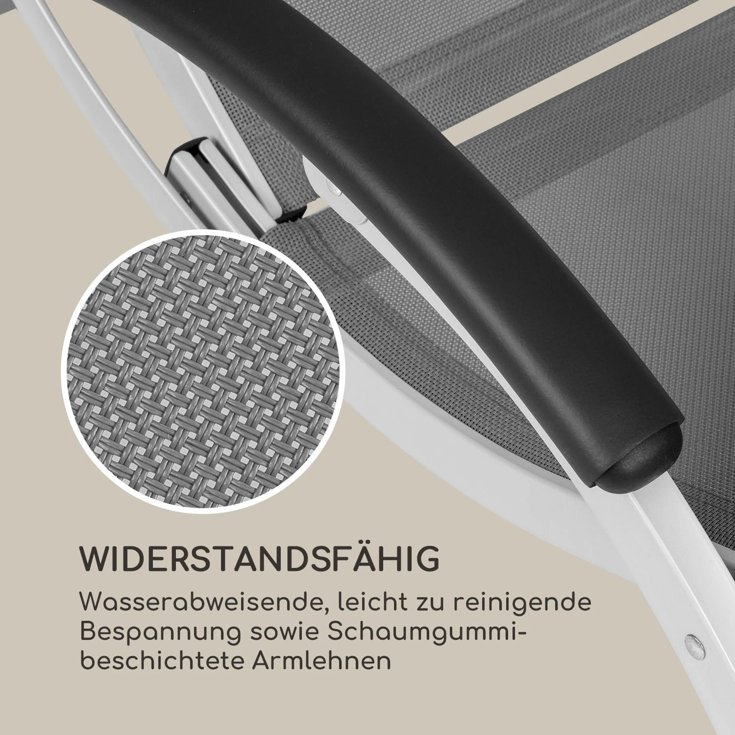 Sunnyvale Liegestuhl Mit Fußteil Aluminium 4-Stufen 7 Sunnyvale Liegestuhl Mit Fußteil Aluminium 4-Stufen – Bild 5