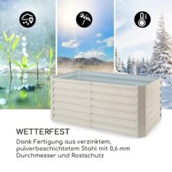 High Grow Straight Hochbeet 120x60x60cm 432l Stahl -Wundervoller Gartenladen 10035349 de 0006 logo