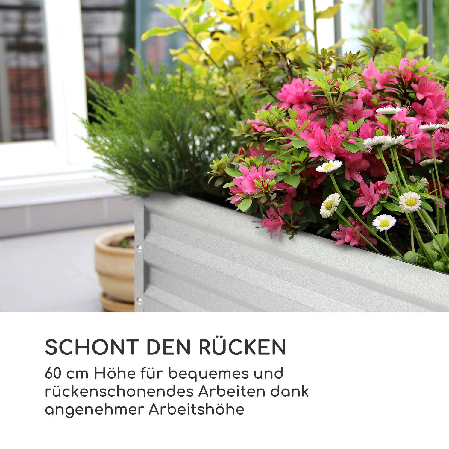 High Grow Straight Hochbeet 200x90x100cm 1800l Stahl 5 High Grow Straight Hochbeet 200x90x100cm 1800l Stahl – Bild 3