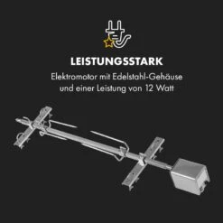 Sauenland Survivor Spanferkelgrill Drehspieß 12W 70kg Max. Edelstahl -Wundervoller Gartenladen 10035372 de 0006 logo