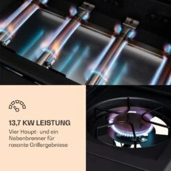 Valdosta 4.1 Gasgrill 4 X 2,8 KW + 2,5 KW Brenner Edelstahl Mobil 13 Valdosta 4.1 Gasgrill 4 X 2,8 KW + 2,5 KW Brenner Edelstahl Mobil -Wundervoller Gartenladen 10035415 de 0004 logo