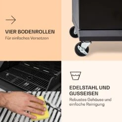 Valdosta 4.1 Gasgrill 4 X 2,8 KW + 2,5 KW Brenner Edelstahl Mobil 16 Valdosta 4.1 Gasgrill 4 X 2,8 KW + 2,5 KW Brenner Edelstahl Mobil -Wundervoller Gartenladen 10035415 de 0007 logo