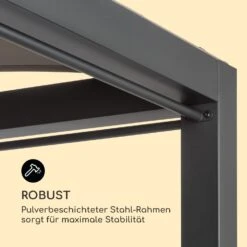 Eremitage Double XL Sunbed 2 Pers Stahl-Rahmen Sonnendach Vorhänge -Wundervoller Gartenladen 10035429 de 0006 logo