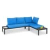 Cartagena Lounger 2 Zweisitzer Mit Tisch Stahl Polyester -Wundervoller Gartenladen 10035434 yy 0001 titel