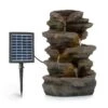 Stonehenge Solarbrunnen LED-Beleuchtung Polyresin Lithium-Ionen-Akku -Wundervoller Gartenladen 10035727 yy 0001 titel