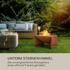 Desert Rust Square Feuerschale Pflanzschale Stahl 52x46 Cm Rost-Optik -Wundervoller Gartenladen 10035751 de 0002 logo