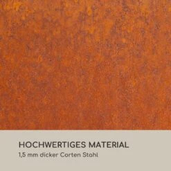 Desert Rust Square Feuerschale Pflanzschale Stahl 52x46 Cm Rost-Optik -Wundervoller Gartenladen 10035751 de 0004 logo