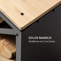 Kindlewood S Black Holzspeicher Sitzbank 57x56x36cm Bambus Zink 11 Kindlewood S Black Holzspeicher Sitzbank 57x56x36cm Bambus Zink -Wundervoller Gartenladen 10035760 de 0004 logo