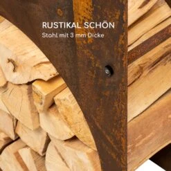 Trio Circulo Holzspeicher 55 X 160 X 30 Cm 3 Mm Stahl Regal Rostoptik -Wundervoller Gartenladen 10035767 de 0004 logo