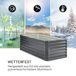 High Grow Straight Hochbeet 180 X 60 X 90 Cm 970 L Stahl Verzinkt 14 High Grow Straight Hochbeet 180 X 60 X 90 Cm 970 L Stahl Verzinkt -Wundervoller Gartenladen 10035813 de 0006 logo