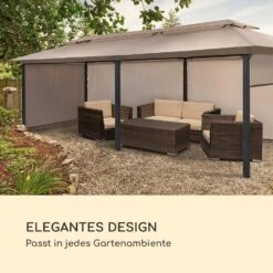 Grandezza Cortina Gartenpavillon 3x6m 4 Seitenteile -Wundervoller Gartenladen 10035868 de 0006 logo