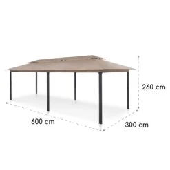 Grandezza Cortina Gartenpavillon 3x6m 4 Seitenteile -Wundervoller Gartenladen 10035868 yy 0007 logo