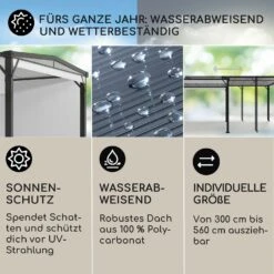 Pantheon Solid Sky Expand Pavillon Seitenwände 3x3-5,6 M Aluminium 10 Pantheon Solid Sky Expand Pavillon Seitenwände 3x3-5,6 M Aluminium -Wundervoller Gartenladen 10035870 de 0002 usp