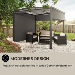 Pantheon Cortina Solid Sky Pergola Vordach 3x4m Polycarbonat -Wundervoller Gartenladen 10035873 de 0006 usp