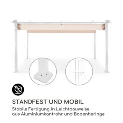 Pantheon Pergola Aluminiumkantrohr 3x4m 4 Eckpfosten Wasserabweisend 10 Pantheon Pergola Aluminiumkantrohr 3x4m 4 Eckpfosten Wasserabweisend -Wundervoller Gartenladen 10035878 de 0003 logo