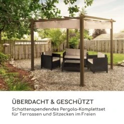 Pantheon Rust Pergola Aluminium 3x3m 6 Eckpfosten Wasserabweisend -Wundervoller Gartenladen 10035887 de 0002 logo