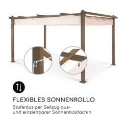 Pantheon Rust Pergola Aluminium 3x4m 6 Eckpfosten Wasserabweisend 11 Pantheon Rust Pergola Aluminium 3x4m 6 Eckpfosten Wasserabweisend -Wundervoller Gartenladen 10035889 de 0004 logo