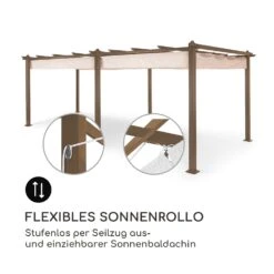 Pantheon Rust Pergola Aluminium 3x6m 6 Eckpfosten Wasserabweisend 11 Pantheon Rust Pergola Aluminium 3x6m 6 Eckpfosten Wasserabweisend -Wundervoller Gartenladen 10035891 de 0004 logo
