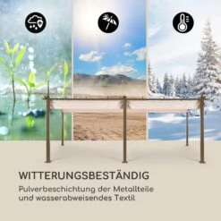 Pantheon Rust Pergola Aluminium 3x6m 6 Eckpfosten Wasserabweisend 12 Pantheon Rust Pergola Aluminium 3x6m 6 Eckpfosten Wasserabweisend -Wundervoller Gartenladen 10035891 de 0005 logo