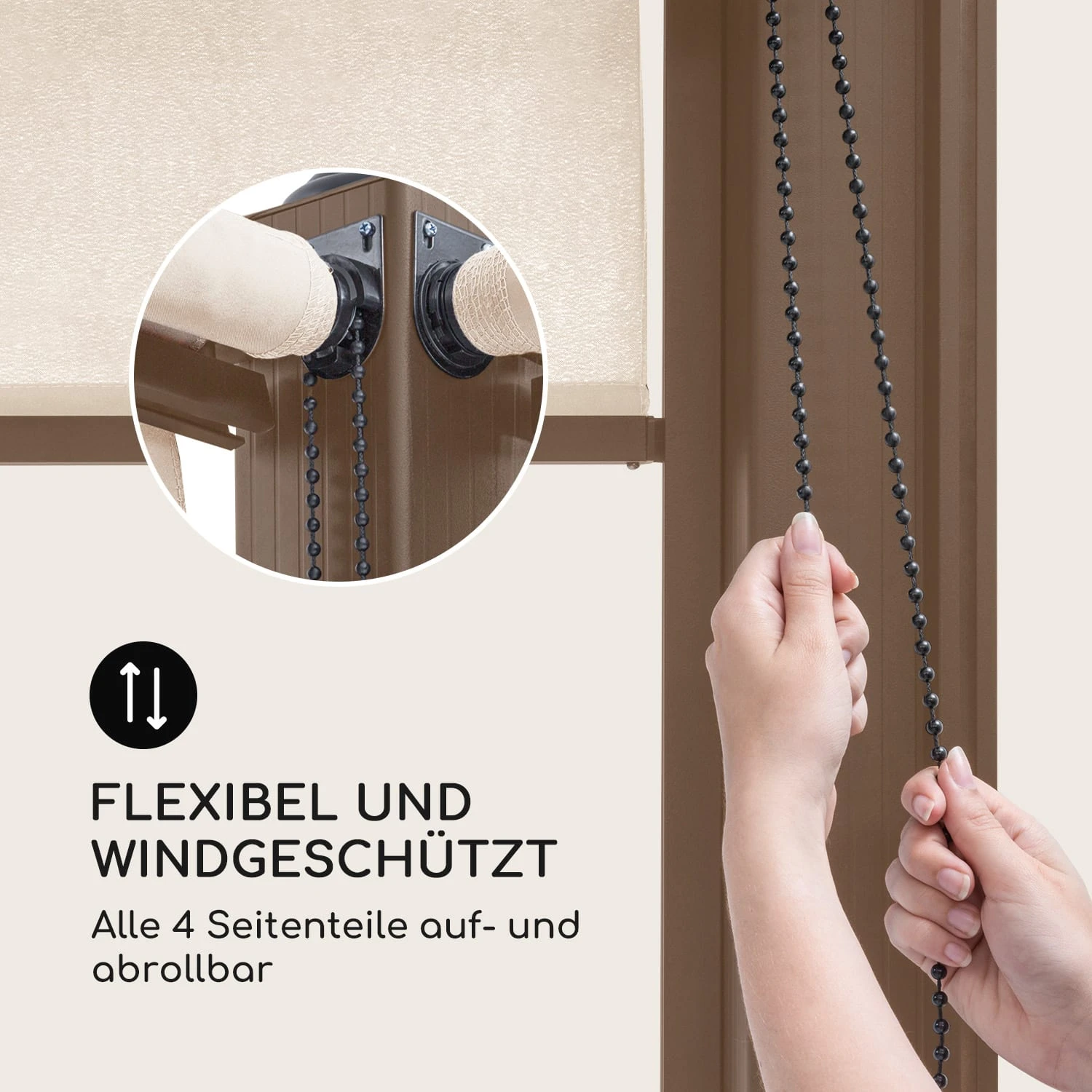 Pantheon Cortina Rust Pavillon Mit Dach 3x4 M 4 Seitenteile 7 Pantheon Cortina Rust Pavillon Mit Dach 3x4 M 4 Seitenteile – Bild 5