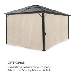Pantheon Solid Sky Ambient Solar Pavillon 3x4m Polycarbonat Aluminium -Wundervoller Gartenladen 10035906 de 0004 logo