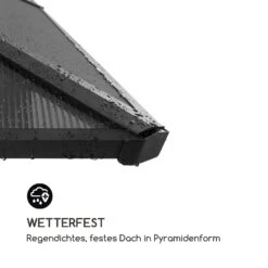 Pantheon Solid Sky Ambient Solar Pavillon 3x4m Polycarbonat Aluminium -Wundervoller Gartenladen 10035906 de 0005 logo