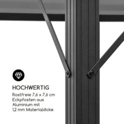 Pantheon Solid Sky Ambient Solar Pavillon 3x4m Polycarbonat Aluminium -Wundervoller Gartenladen 10035906 de 0008 logo