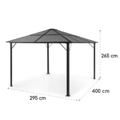Pantheon Solid Sky Ambient Solar Pavillon 3x4m Polycarbonat Aluminium -Wundervoller Gartenladen 10035906 yy 0009 logo