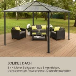 Pantheon Solid Sky Ambient Solar Pavillon 3x4m Polycarbonat Aluminium -Wundervoller Gartenladen 10035907 de 0007 logo