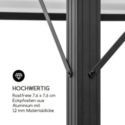 Pantheon Solid Sky Ambient Solar Pavillon 3x4m Polycarbonat Aluminium -Wundervoller Gartenladen 10035907 de 0008 logo