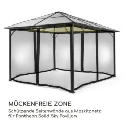 Pantheon Solid Sky Ambient Solar Seitenwände 3x4m Moskito -Wundervoller Gartenladen 10035912 de 0003 logo