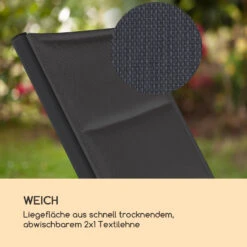 Limala Sonnenliege Lounger Stahl/Aluminium Textilene 150 Kg Mobil 13 Limala Sonnenliege Lounger Stahl/Aluminium Textilene 150 Kg Mobil -Wundervoller Gartenladen 10035920 de 0005 logo