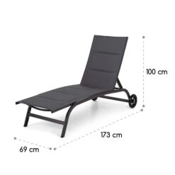 Limala Sonnenliege Lounger Stahl/Aluminium Textilene 150 Kg Mobil 15 Limala Sonnenliege Lounger Stahl/Aluminium Textilene 150 Kg Mobil -Wundervoller Gartenladen 10035920 yy 0007 logo