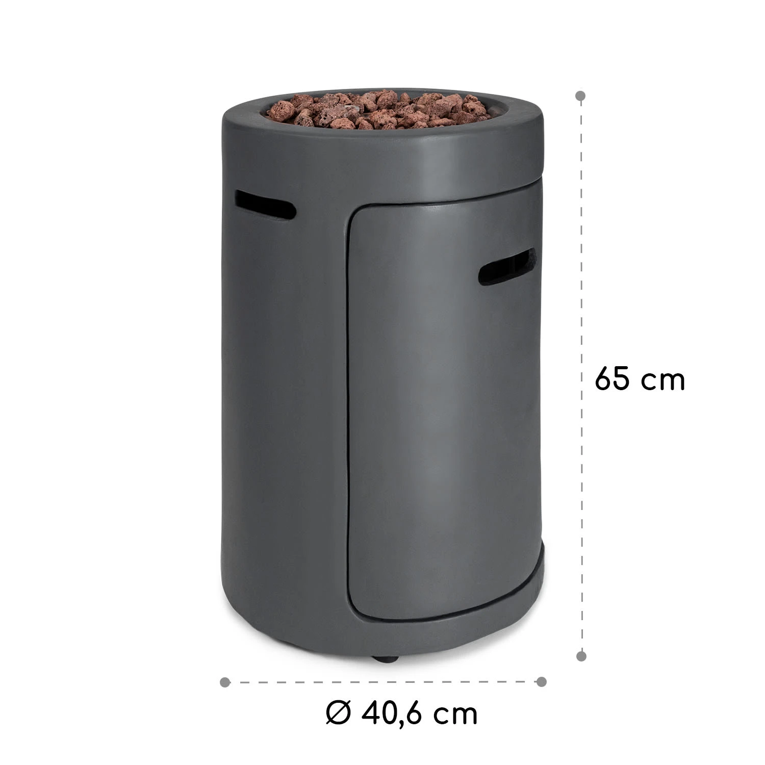 Crete Gas-Feuerstelle 13 KW Flüssiggas Edelstahl 10 Crete Gas-Feuerstelle 13 KW Flüssiggas Edelstahl – Bild 8