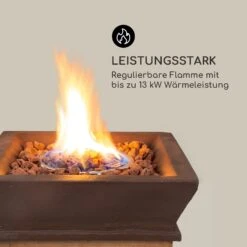 Prati Gas-Feuerstelle 13 KW Elektrisches Zündsystem Lavasteine Inkl. Regenschutz -Wundervoller Gartenladen 10035934 de 0003 logo