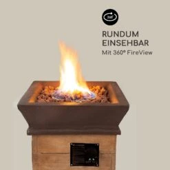 Prati Gas-Feuerstelle 13 KW Elektrisches Zündsystem Lavasteine Inkl. Regenschutz -Wundervoller Gartenladen 10035934 de 0005 logo