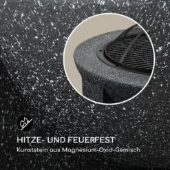 Troja Feuerschale Grill Ø 75 Cm Funkenfang Stahl Kunststein Feuerfest 13 Troja Feuerschale Grill Ø 75 Cm Funkenfang Stahl Kunststein Feuerfest -Wundervoller Gartenladen 10035976 de 0004 logo