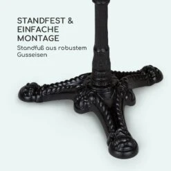 Patras Onyx Bistro-Tisch Mit Jugendstil Marmor 60 X 60 Cm Höhe: 72 Cm Dreibein -Wundervoller Gartenladen 10035979 de 0005 logo